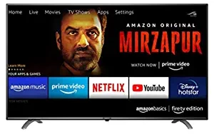 Amazonbasics 55 inch (139 cm) Fire Edition AB55U20PS (Black) Smart 4K Ultra HD LED TV