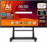 BIG VUE Pro 75 Inch Android 16 Interactive Television 4K UHD 8GB RAM 128GB ROM