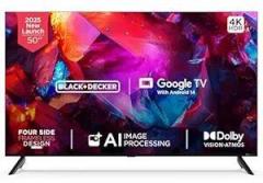 Black+decker 50 inch (126 cm) A1 Series Google BXTVGU50UD2875ATIN (Black) Smart 4K Ultra HD LED TV