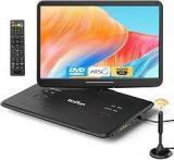 Boifun 17.5" Portable TV With DVD Player 15.6" Swivel Screen