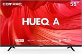 Compaq 55 Inch (139 Cm) HEUQ Series CQW55UD (Black) Smart 4K Ultra HD LED TV