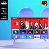 Cornea 32 Inch (80 Cm) Bezelless (Slim), Black (2022 Model) Smart Android HD Ready LED TV