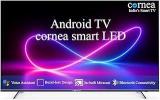 Cornea 50 Inch (127 Cm) Bezelless, Black (2022 Model) (with No Cost EMI Offer On All Major Banks) Smart Android Ultra HD 4K LED TV