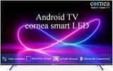 Cornea 65 Inch (165 Cm) Frameless (with No Cost EMI Offer On All Major Banks) Smart Smart Android Ultra HD 4K LED TV