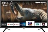 Croma 32 Inch (80 Cm) Certified CREL7370 (Black) (2021 Model) Smart Android HD Ready LED TV