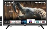 Croma 32 Inch (80 Cm) Certified EL7370 (Black) (2022 Model) Smart Android HD Ready LED TV