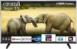 Croma 39.5 Inch (100.3 Cm) Based (CREL7362N, Black) (2020 Model) Smart Android Full HD LED TV