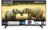 Croma 43 Inch (100 Cm) Full Based (CREL7361, Black) (2020 Model) Smart Android HD LED TV