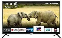 Croma 43 inch (109 cm) Certified CREL7371 (Black) (2021 Model) Smart Android Full HD LED TV