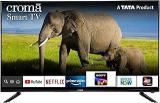 Croma 49 Inch (124.4 Cm) Based (CREL7346N, Black) (2020 Model) Smart Android 4K Ultra HD LED TV