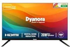 Dyanora 32 inch (80 cm) Non with A+ Grade Panel, Noise Reduction, Dynamic Picture Enhancement, Cinema Zoom, Powerful 20W Box Speakers, DY LD32H0N (Black) (2021 Model) Smart HD Ready LED TV