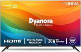 Dyanora 32 Inch (80 Cm) With A+ Grade Panel, Noise Reduction, Dynamic Picture Enhancement, Cinema Zoom, Powerful 20W Box Speakers, Model DY LD32H0N (Black) HD Ready LED TV