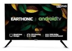 Earthonic 32 inch (80 cm) FHD with Built in Wi Fi | AE32H115 | Made in India Smart Android LED TV