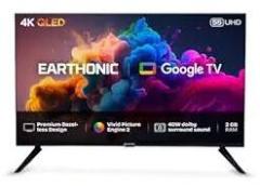 Earthonic 55 inch (139 cm) E55UHD4KQ11GS24 (Black) Smart 4K Ultra HD QLED TV