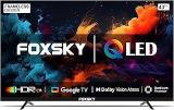 Foxsky 43 Inch (109 Cm) Frameless Series FS43GATV (Black) Smart Full HD LED TV