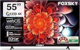 Foxsky 55 Inch (139.7 Cm) 55FS VS (Black) Smart 4K Ultra HD LED TV