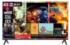 Ge 43 inch (109 cm) VISTEK webOS Premium Frameless Series 2K Ultra Ready VS43SMARTWEBOS (Black) Smart Full HD LED LED TV