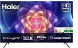 Haier 31 inch (80 cm) (32) Google LE32W400G N (Black) Smart HD Ready LED TV