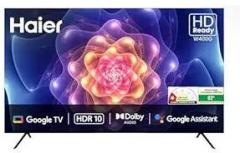 Haier 31 inch (80 cm) (32) Google LE32W400G N (Black) Smart HD Ready LED TV