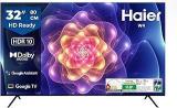 Haier 31 Inch (80 Cm) (32) W4G Series Google 32W4G Smart HD Ready TV