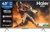 Haier 43 Inch (108 Cm) (43) P7GT Series Google 43P7GT P (Grey) Smart 4K Ultra HD LED TV