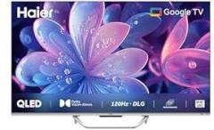 Haier 43 inch (109 cm) Google with Hands free voice control 43S800QT (GREY) Smart QLED TV