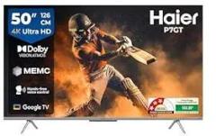 Haier 50 inch (126 cm) (50) P7GT Series Google 50P7GT P (Grey) Smart 4K Ultra HD LED TV