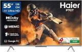 Haier 55 Inch (139 Cm) (55) P7GT Series Google 55P7GT P (Grey) Smart 4K Ultra HD LED TV