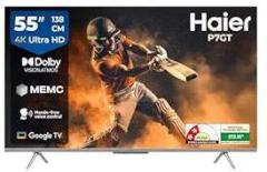 Haier 55 inch (139 cm) (55) P7GT Series Google 55P7GT P (Grey) Smart 4K Ultra HD LED TV