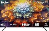 Haier 65 Inch (165 Cm) Google L65FG (Black) Smart 4K Ultra HD LED TV