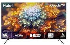 Haier 65 inch (165 cm) Google L65FG (Black) Smart 4K Ultra HD LED TV