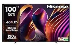 Hisense 100 inch (254 cm) Q7N Series 100Q7N (Dark Grey) Smart 4K Ultra HD QLED TV