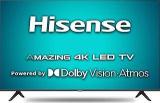 Hisense 43 inch (108 cm) Certified 43A71F (Black) (2020 Model) | With Dolby Vision and ATMOS Smart Android 4K Ultra HD LED TV