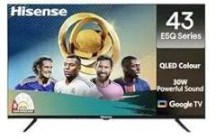Hisense 43 inch (108 cm) E5Q Series Google 43E5Q (Black) Smart Full HD QLED TV