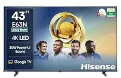 Hisense 43 inch (108 cm) E63N Series Google 43E63N Smart 4K Ultra HD LED TV