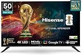 Hisense 50 Inch (126 Cm) E6S Series Google 50E6S Smart 4K Ultra HD LED TV