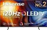 Hisense 55 inch (139 cm) 55U7H (Black) Smart IPS 4K Ultra HD QLED TV