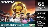 Hisense 55 inch (139 cm) E7Q PRO Series 55E7Q PRO (Charcoal Grey) Smart 4K Ultra HD QLED TV