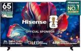 Hisense 65E7S Pro 65 Inch Hi-QLED TV Mini Dimming 144Hz Game Mode 48W Speakers