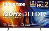 Hisense 65 Inch (164 Cm) 65U7H (Black) Smart IPS 4K Ultra HD QLED TV