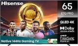 Hisense 65 Inch (164 Cm) Game Mode AI Upscaler 65E7Q PRO (Charcoal Grey) Smart 4K Ultra HD 4K QLED TV
