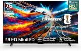 Hisense 75 Inch ULED MiniLED Smart AI TV 144Hz 75E8S