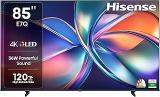 Hisense 85 Inch (215 Cm) E7Q Series 85E7Q (Black) Smart 4K Ultra HD QLED TV