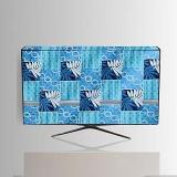 Hizing 43 inch (109 cm) Dustproof Protection Made for for LG, 43UK6360PTE Protect Your LCD LED Now Floral blue print Smart Ultra HD 4K LED TV