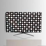 Hizing 43 Inch (109 Cm) Dustproof Protection Made For For Samsung, Series 6 UA43MU6470ULXL Protect Your LCD LED Now Polka Dot Black Print Smart Ultra HD 4K LED TV