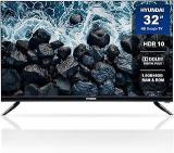Hyundai 32 Inch (80 Cm) Google (SHY32HGV05R4) | HDR10 | Voice Remote | Dolby Plus Sound | Built In Chromecast | Google Assistant | Bluetooth | HDMI X2 | USB) Smart LED TV
