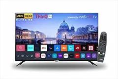 Hyundai 50 inch (126 cm) Frameless Series UHDHY50WSR4BYI5 (Black) Smart 4K Ultra HD LED TV