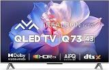 Iffalcon 43 Inch (108 Cm) Google IFF43Q73(Black) Smart 4K Ultra HD QLED TV