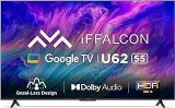 Iffalcon 55 inch (138.7 cm) Google iFF55U62 (Black) Smart 4K Ultra HD LED TV