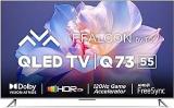 Iffalcon 55 Inch (139 Cm) Google IFF55Q73 (Black) Smart 4K Ultra HD QLED TV